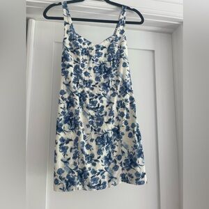 Blue and white Abercrombie and Fitch mini dress, size xs